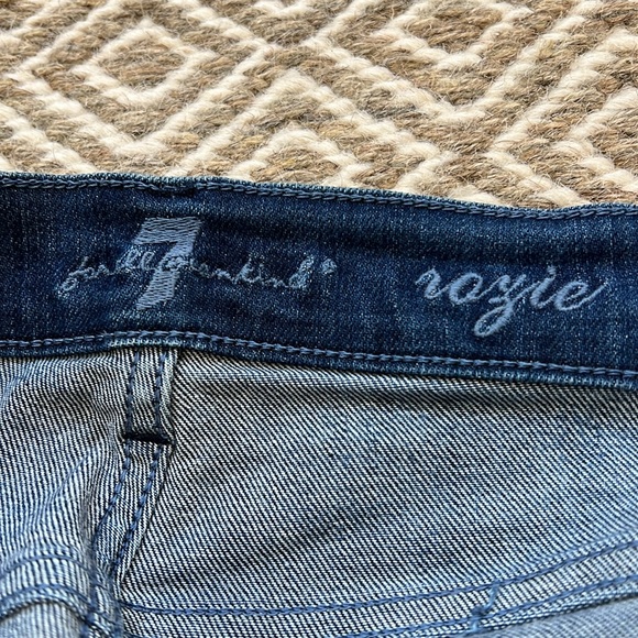 7 for all mankind Rozie slim high rise jeans sz 27 - Picture 6 of 7